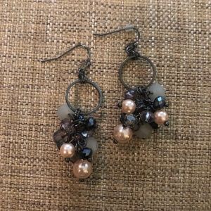 Black Dangle Earrings